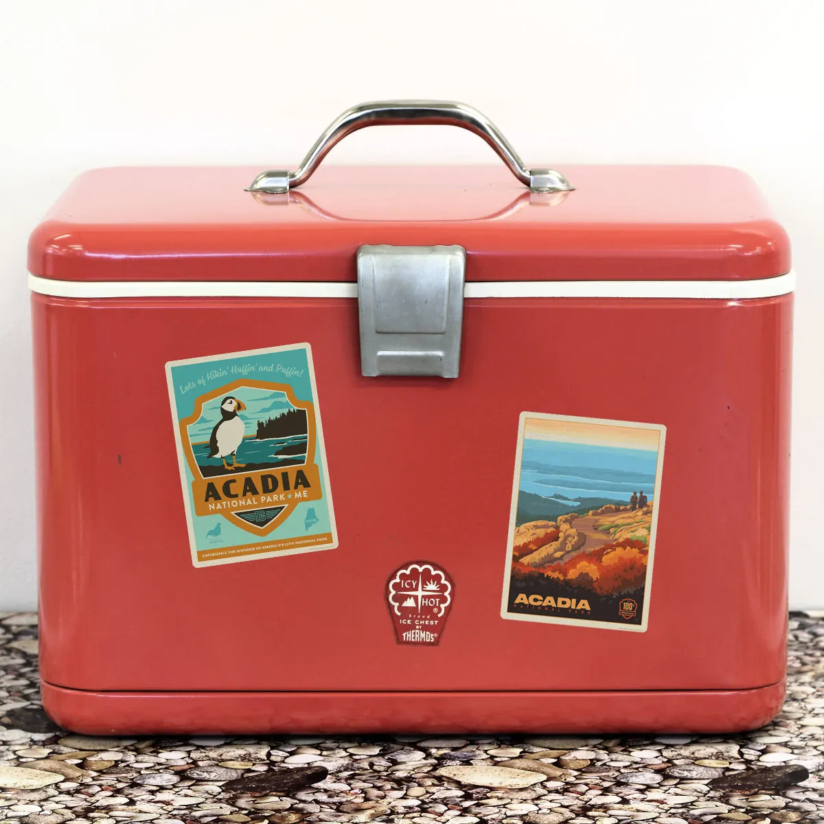 Acadia National Park Cadillac Summit Maine Sticker Set of 2