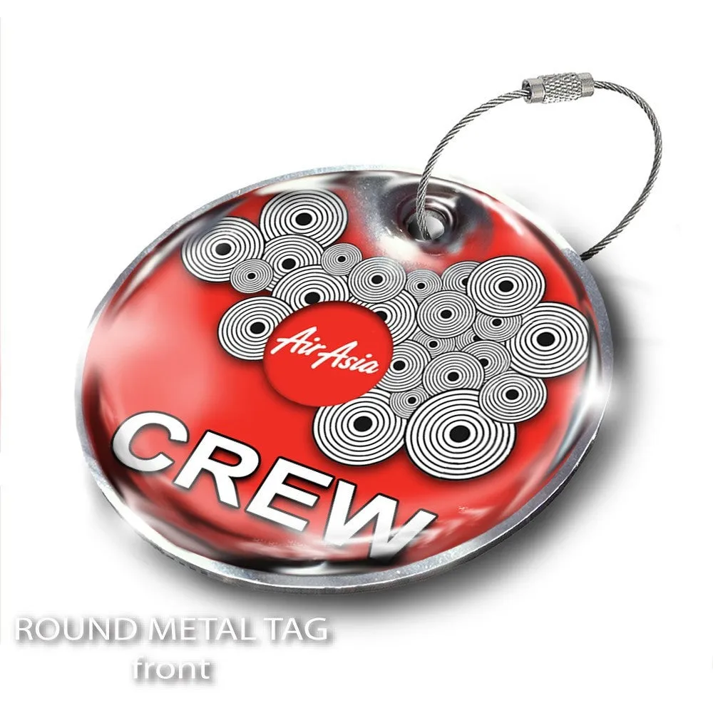 Air Asia Portrait RED 1 Luggage Tag