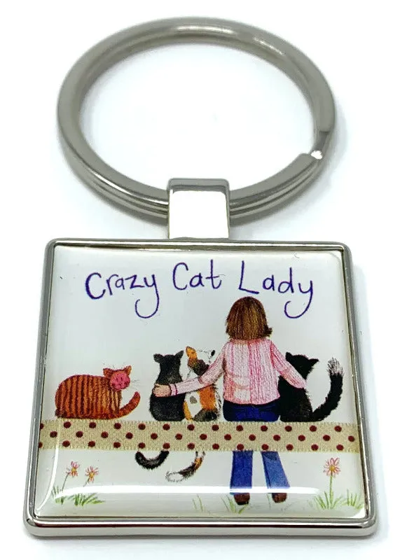 Alex Clark Cat Keyring Bag Charm