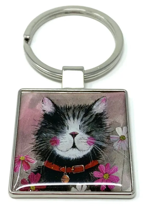 Alex Clark Cat Keyring Bag Charm