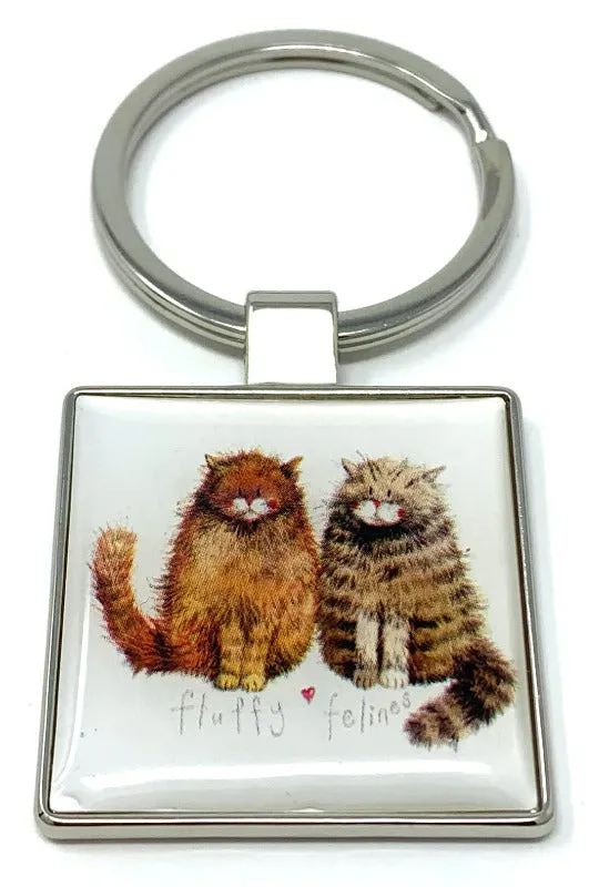 Alex Clark Cat Keyring Bag Charm