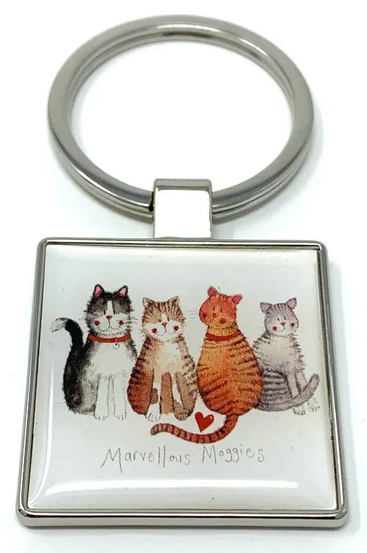 Alex Clark Cat Keyring Bag Charm