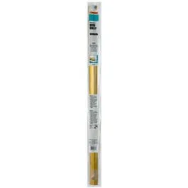 Aluminim & Vinyl Door Sweep, Gold, 1-5/8 x 36-In.