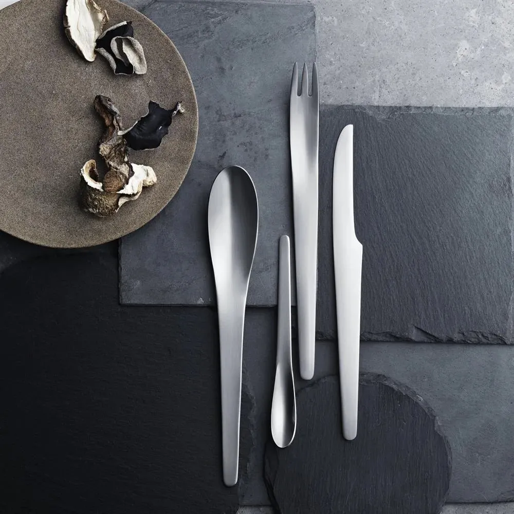 Arne Jacobsen 5-Piece Flatware Set, Matte Finish (1957)