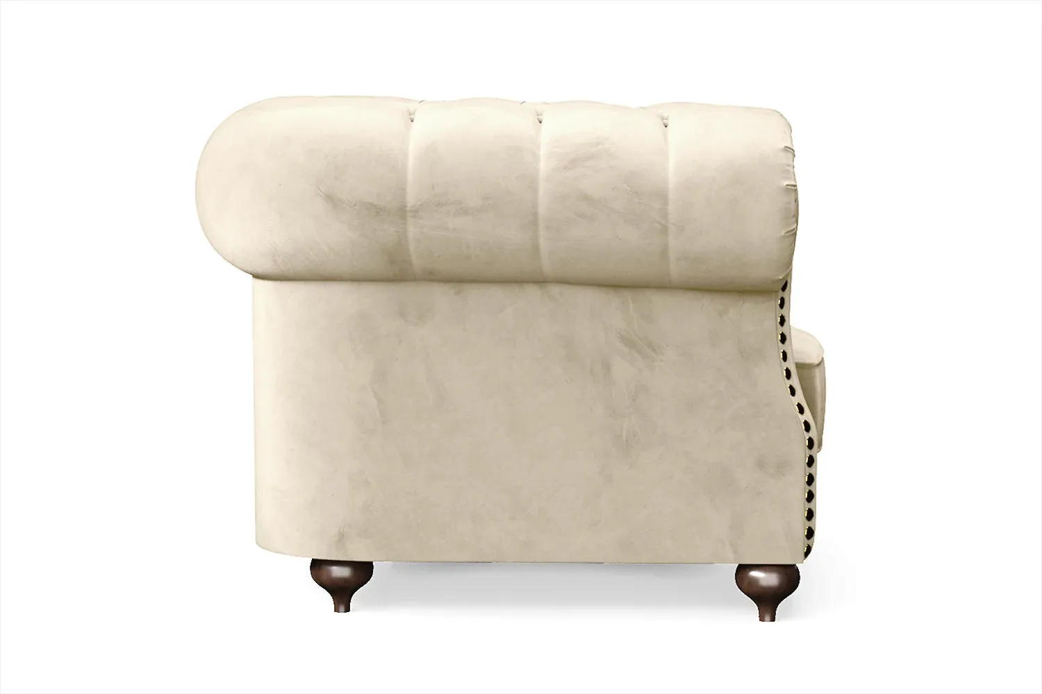 Bitonto Armchair Cream Velvet