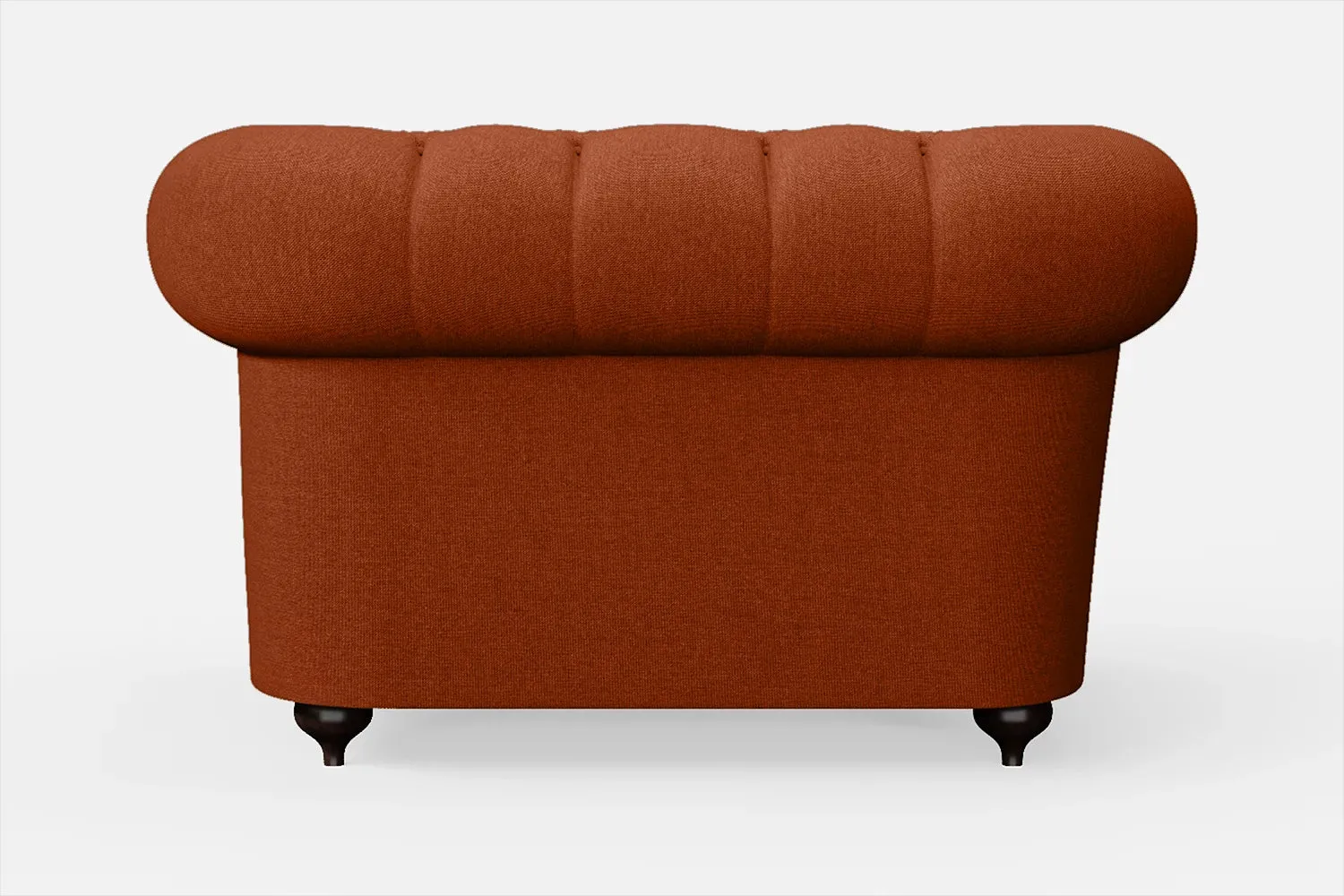 Bitonto Armchair Orange Linen Fabric