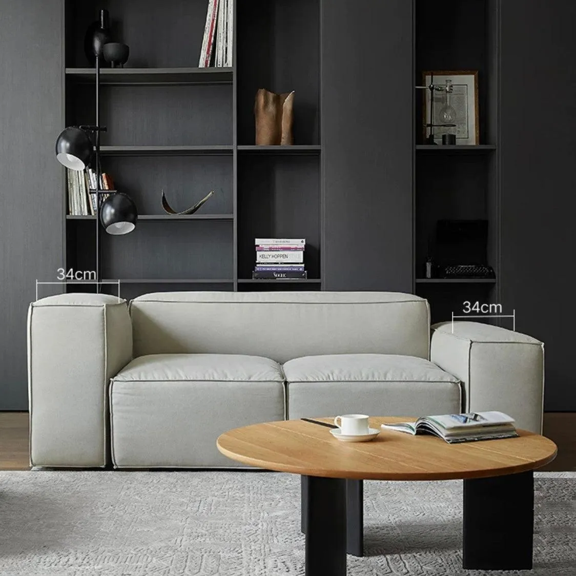 Cavella Sectional Island L-Shape Sofa