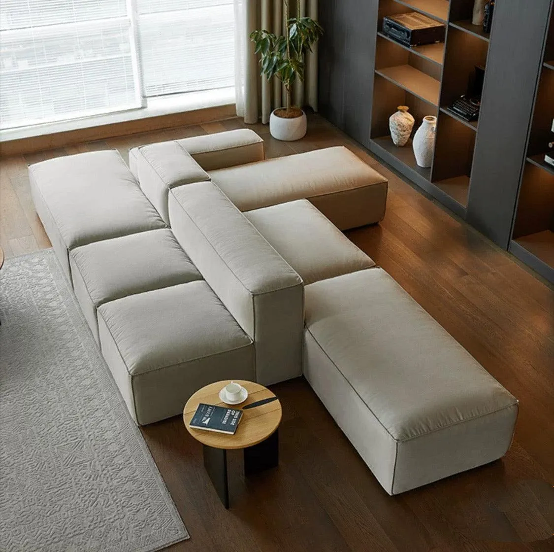 Cavella Sectional Island L-Shape Sofa