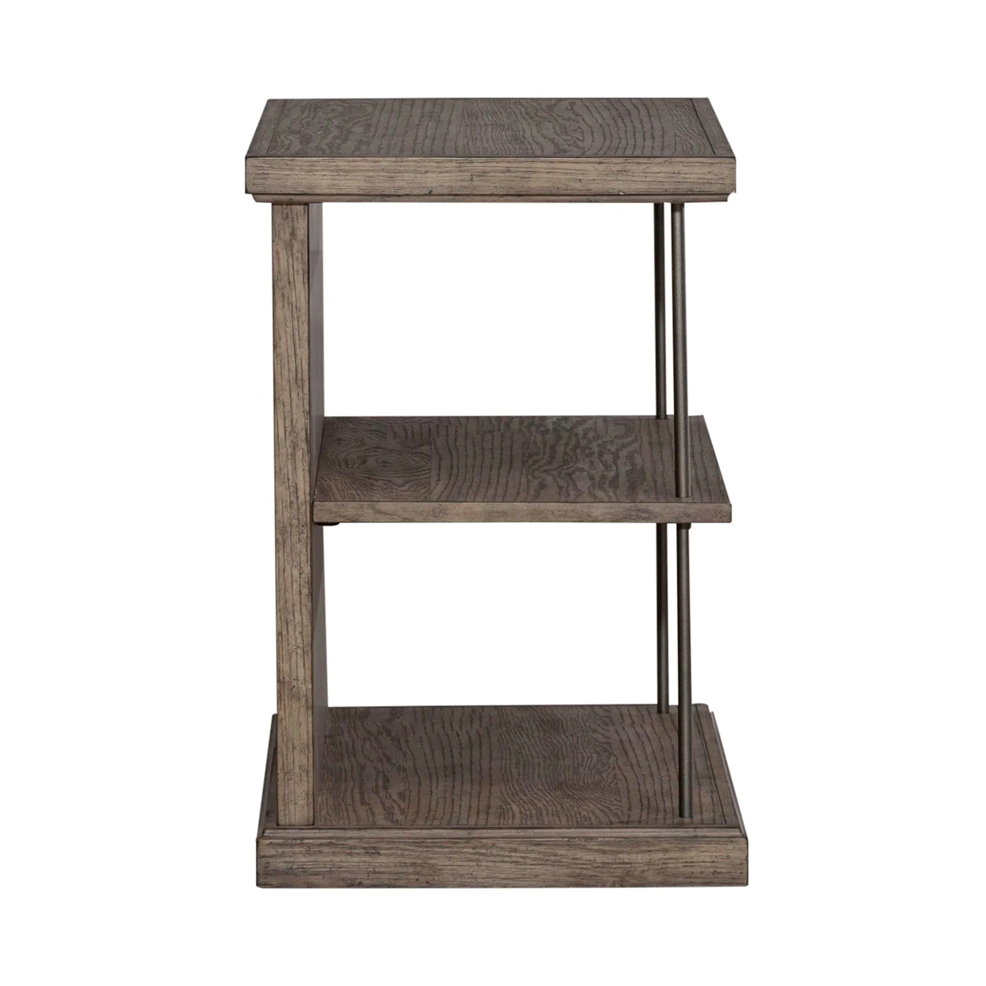 City Scape - Chair Side Table - Burnished Beige