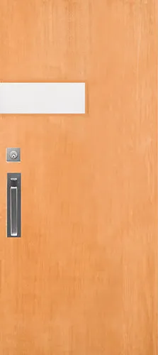 Clear Edge - Exterior Modern Mid Century Solid Unfinished Doug Fir Wood Door
