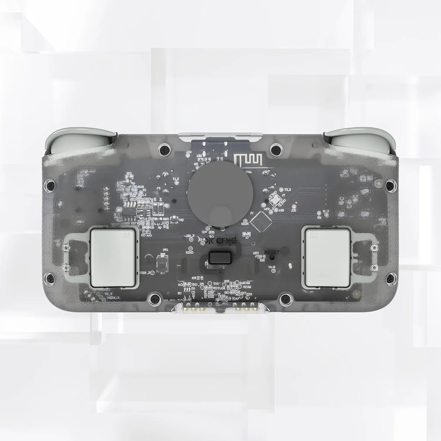 CRKD NEO S - Wireless Collectible Controller for Nintendo Switch OLED, Mobile, PC, Smart TV, Steam Deck OLED, Legion Go, Rog Ally Gaming (Classic Clear)