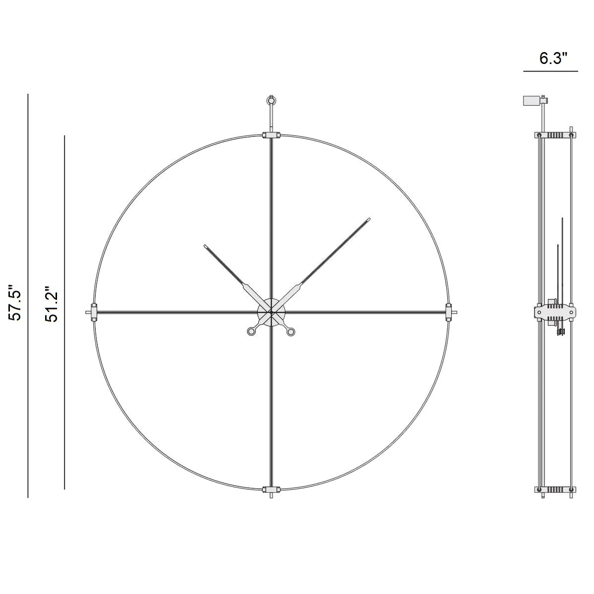 Delmori Premium Clock