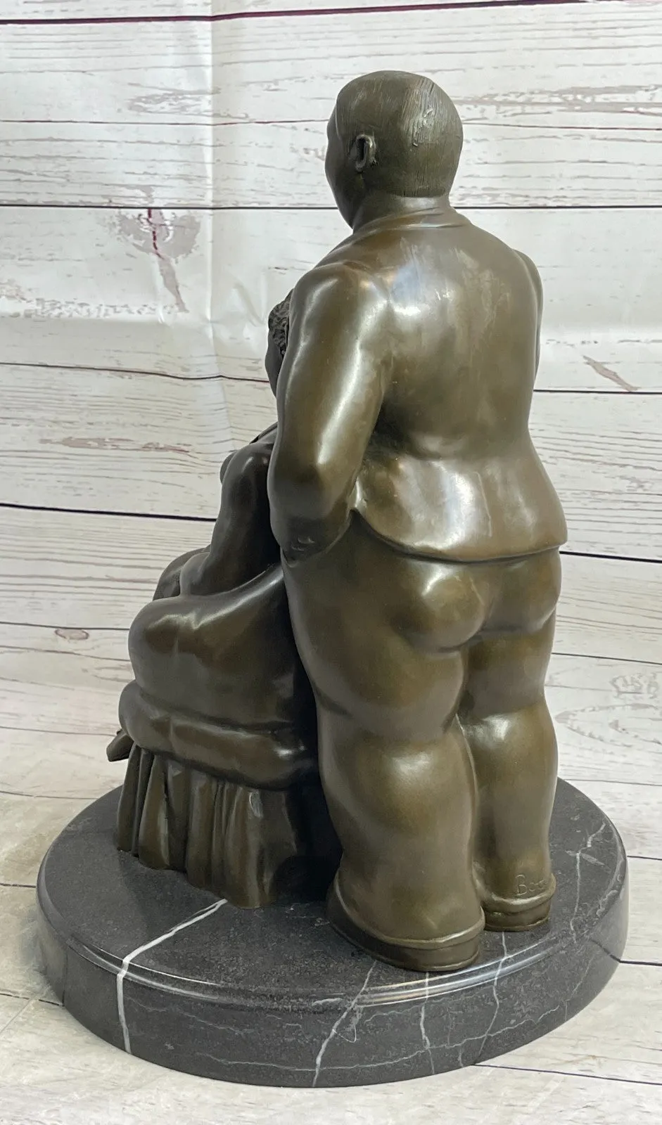 Extra Large Museum Quality Classic Botero Couple Artwork Home Office Decoration Sale