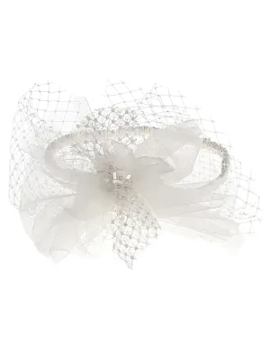 Girl's Headband with embroidered tulle-BASHFUL
