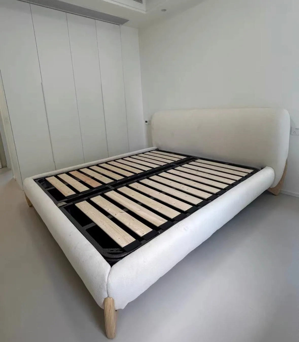 Grecan Boucle Bed Frame