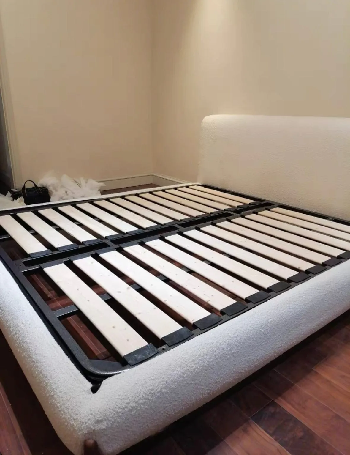 Grecan Boucle Bed Frame