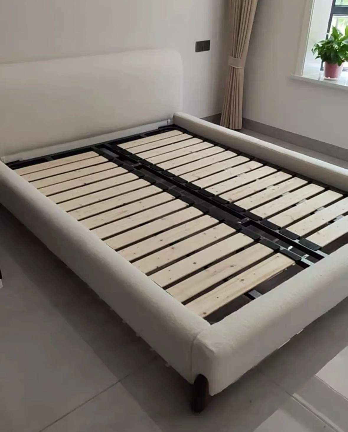 Grecan Boucle Bed Frame