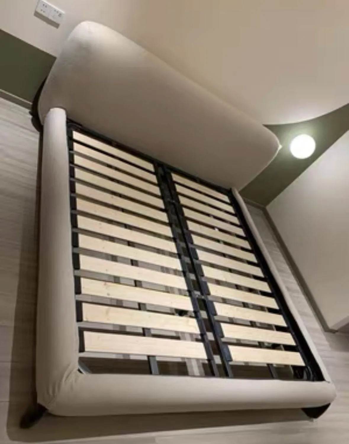 Grecan Boucle Bed Frame