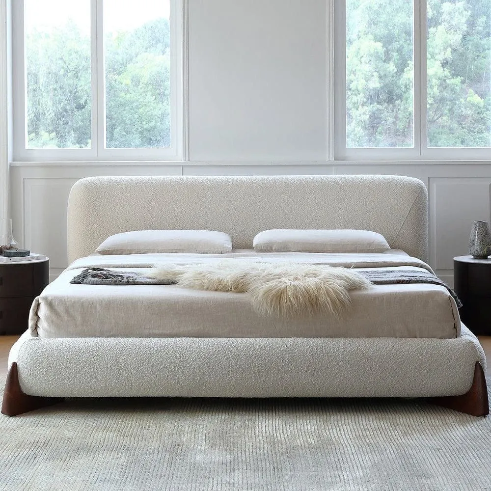 Grecan Boucle Bed Frame