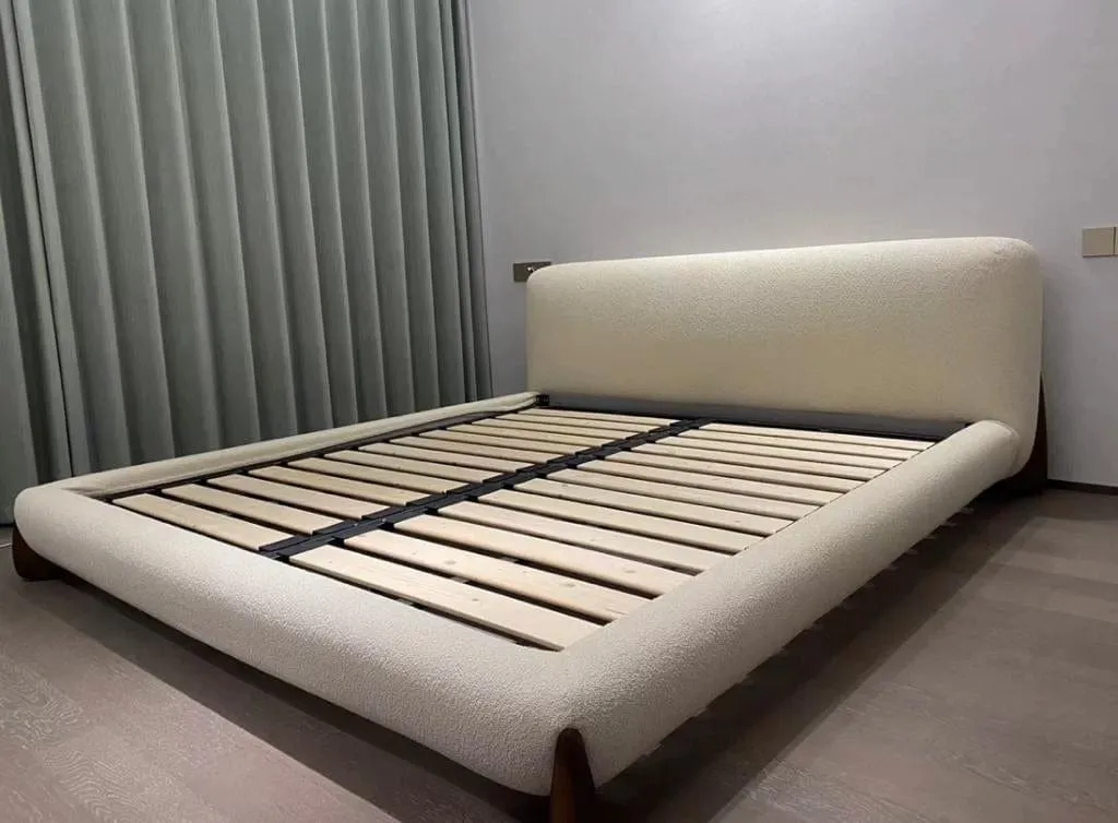 Grecan Boucle Bed Frame