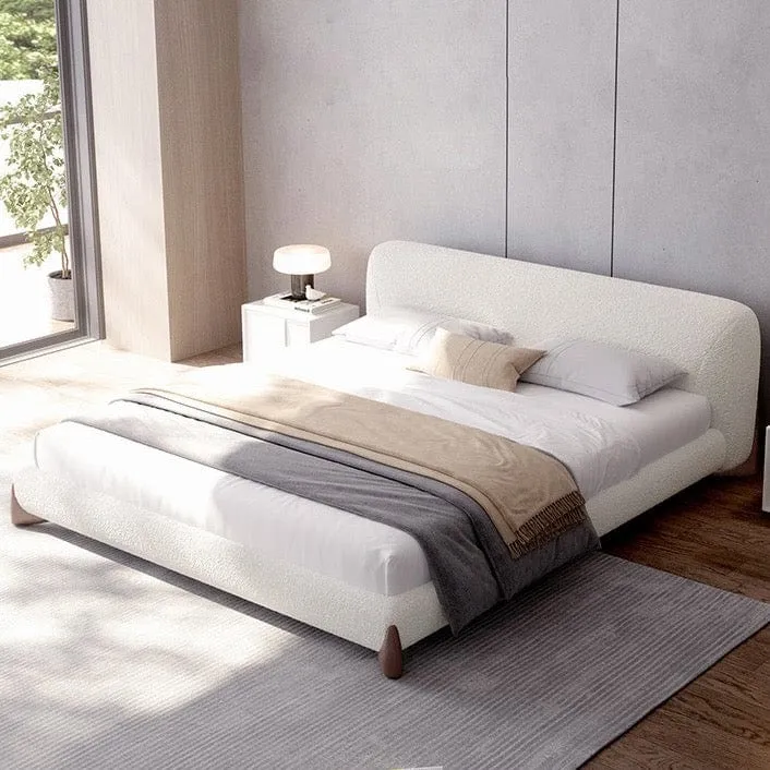Grecan Boucle Bed Frame
