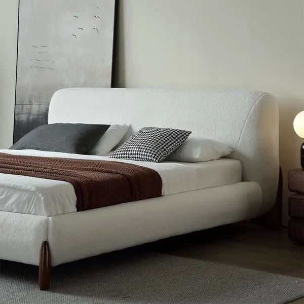 Grecan Boucle Bed Frame
