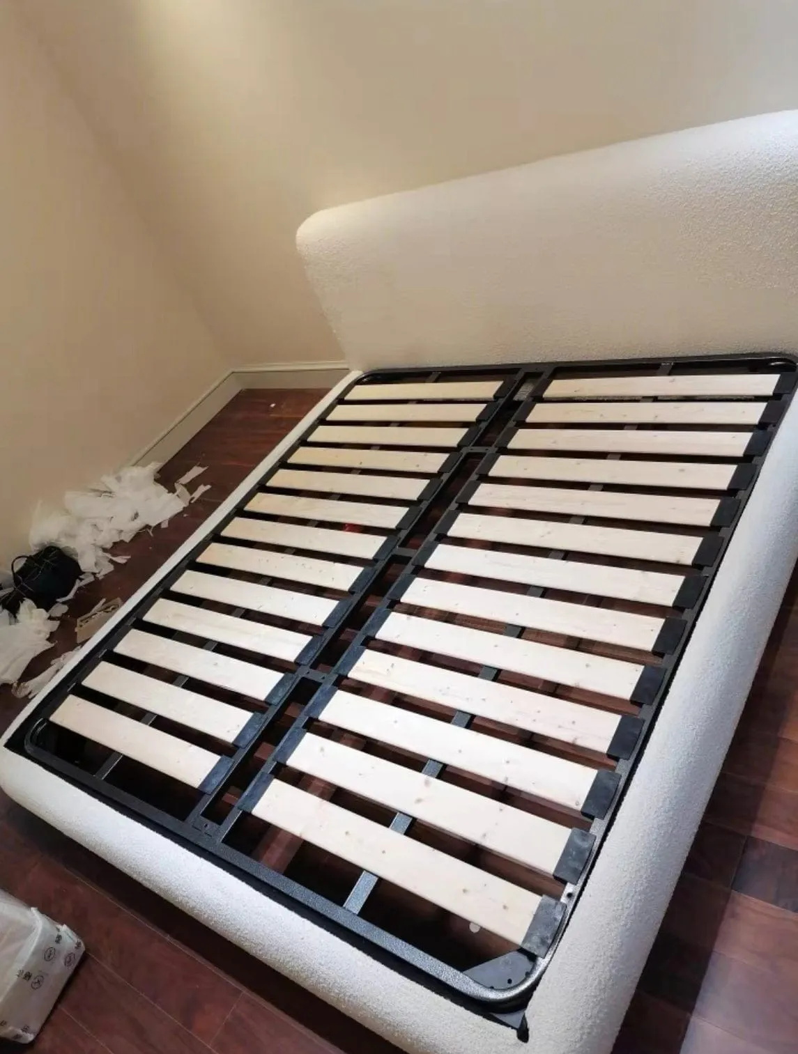Grecan Boucle Bed Frame