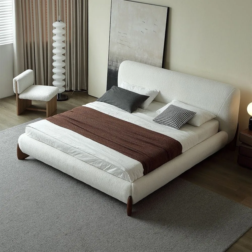 Grecan Boucle Bed Frame