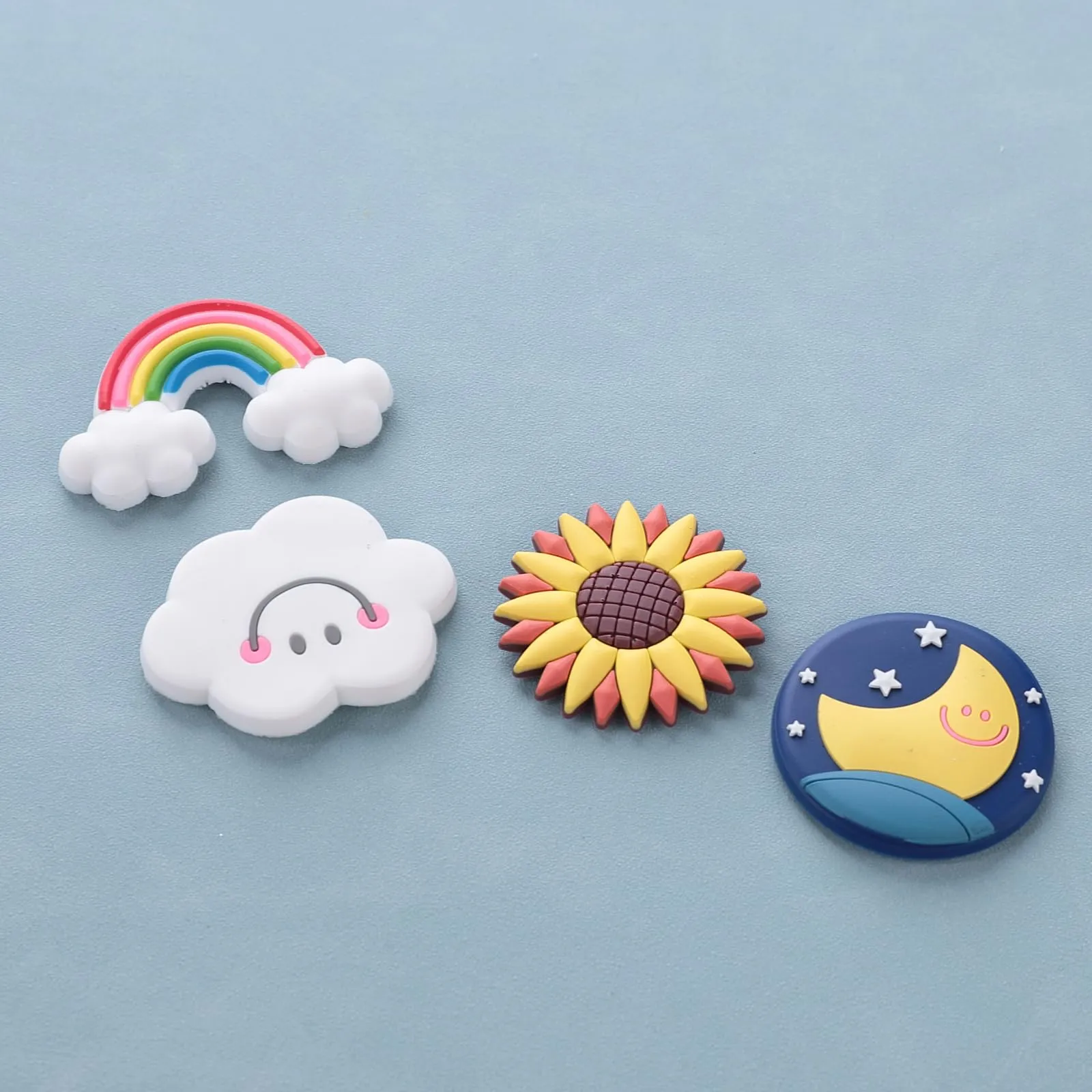 Homestic Cute Sky Shape Fridge Magnets|Home Décor|Best Souvenir Gift|Pack of 4|Multi|
