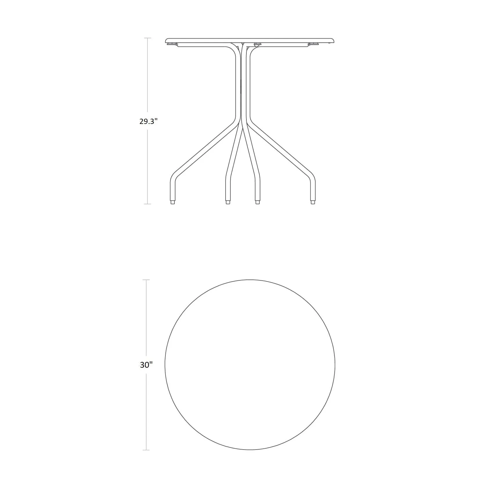 Hot Mesh Cafe Table