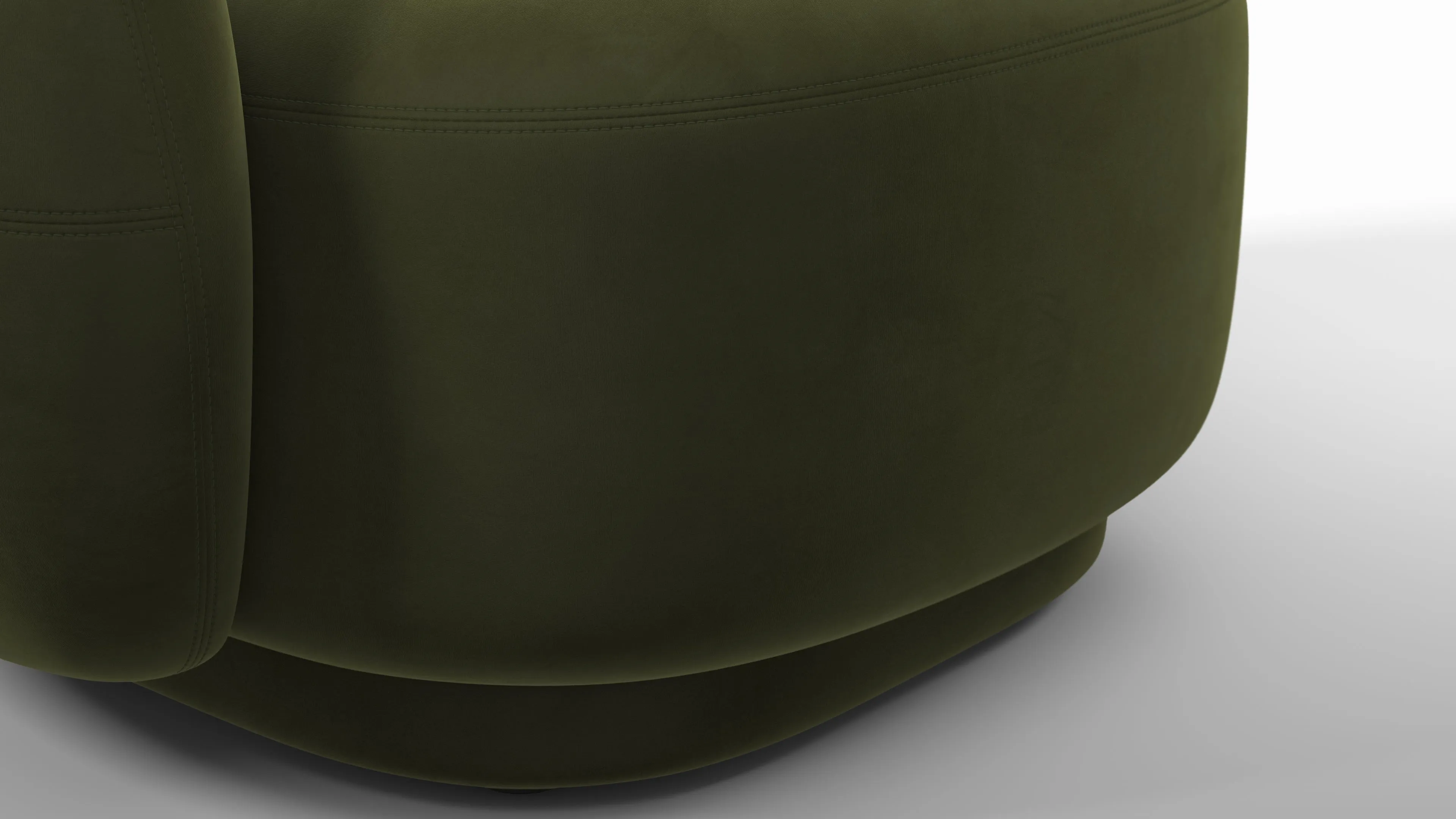 Julep - Julep Lounge Chair, Thyme Luxe Velvet
