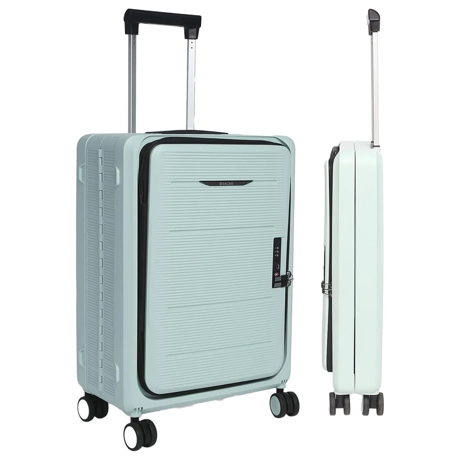 Kuber Industries Luggage Bag | Trolley Bags for Travel | Collapsible Luggage Bag | Travelling Bag | Trolley Bags for Suitcase | Lightweight Luggage Bag | 20KR-24KR Inch |Pack of 4| Gray