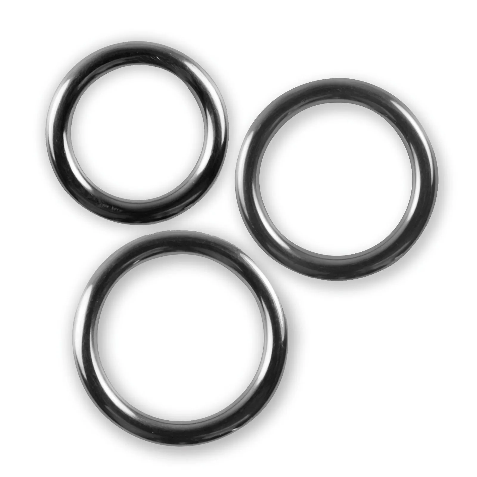 LeLuv Stainless Steel Glans/Penis Rings | 5mm-6mm Round Gauge | 22mm-64mm Inner Diameter