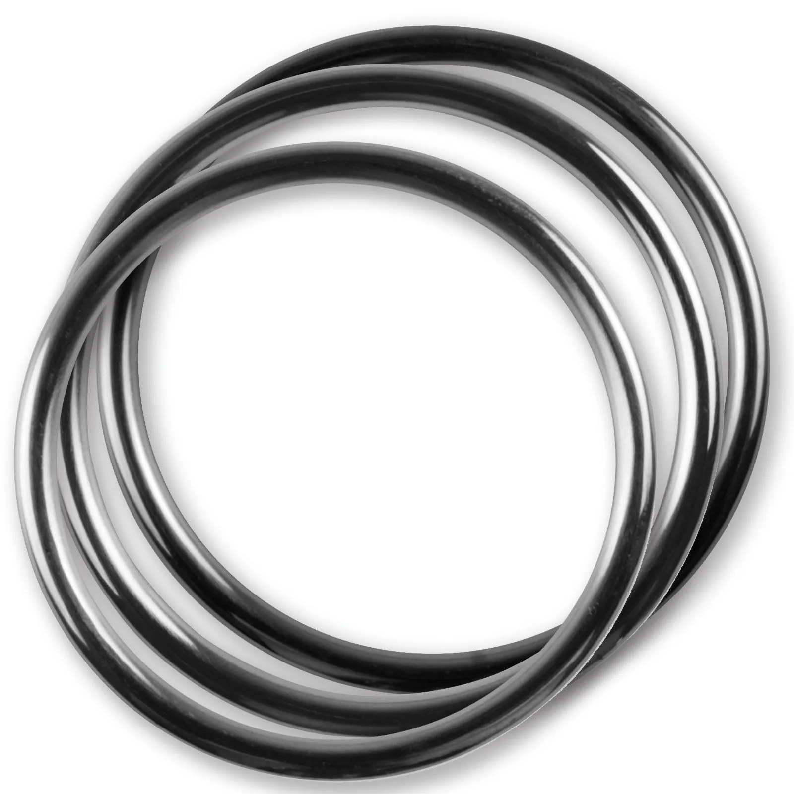 LeLuv Stainless Steel Glans/Penis Rings | 5mm-6mm Round Gauge | 22mm-64mm Inner Diameter