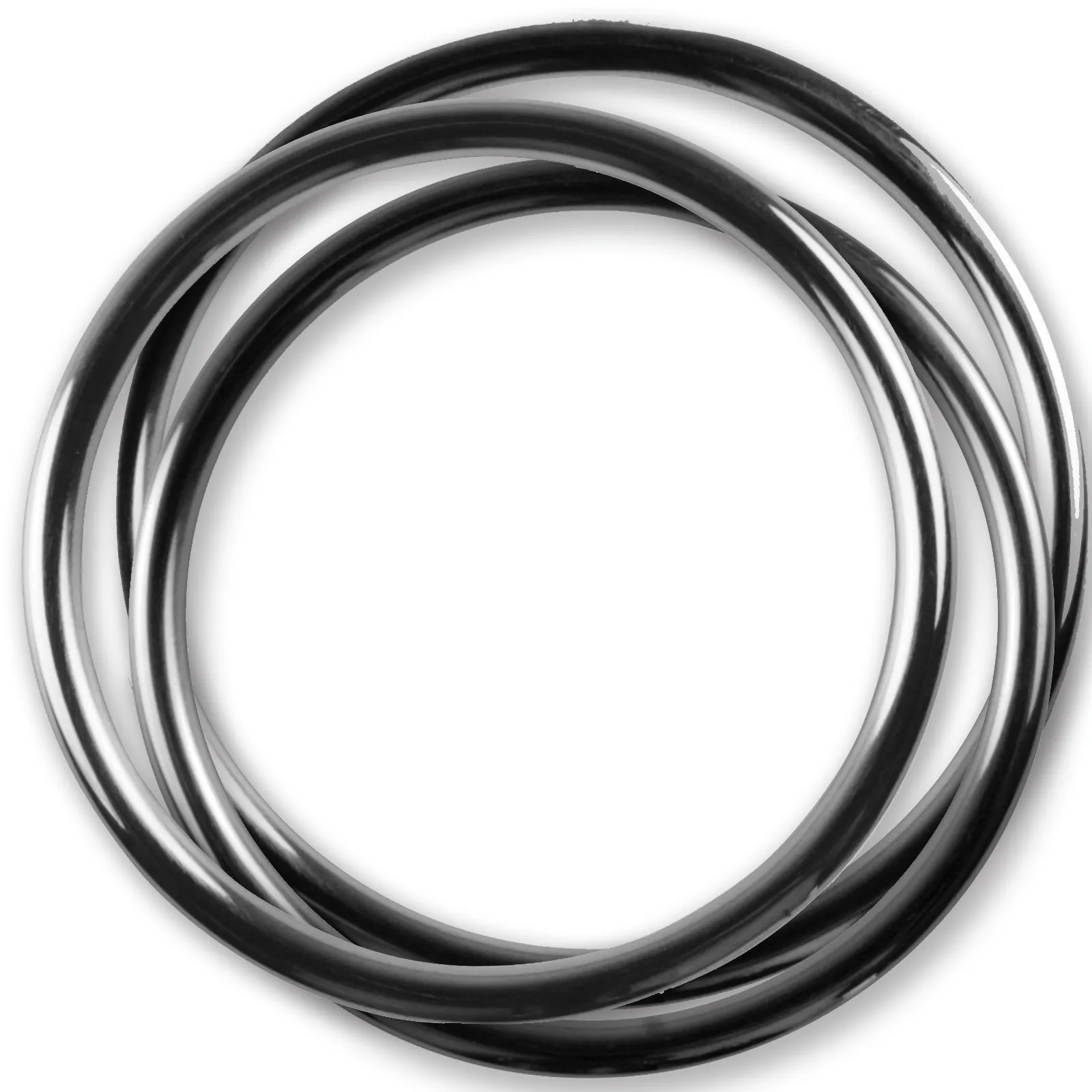 LeLuv Stainless Steel Glans/Penis Rings | 5mm-6mm Round Gauge | 22mm-64mm Inner Diameter