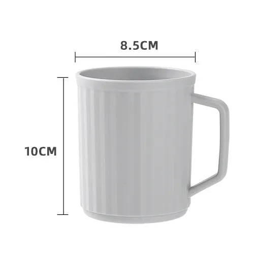 Minimalist Plastic Toothbrush Cup, HG0081