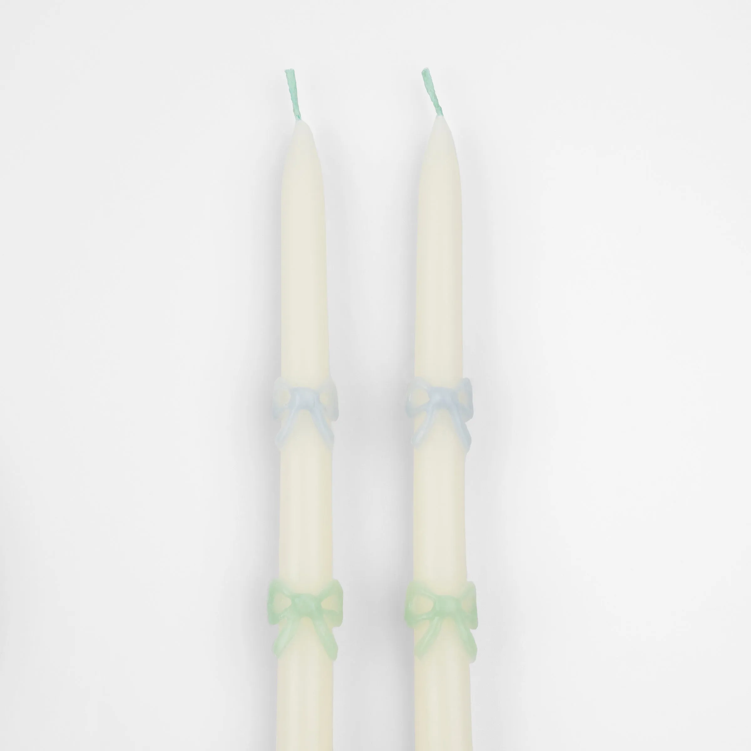 Multi Bow Taper Candles (x 2)