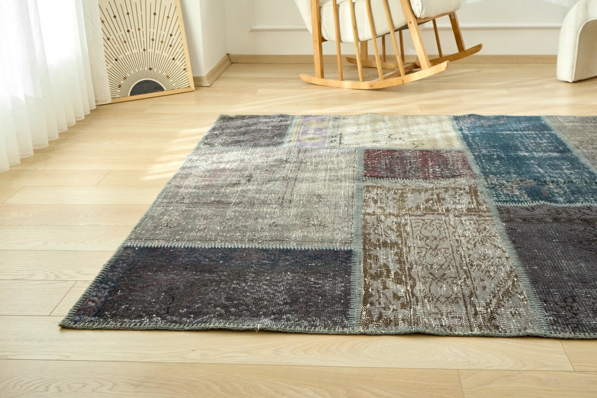 Nafuna - Vintage Turkish Patchwork Rug