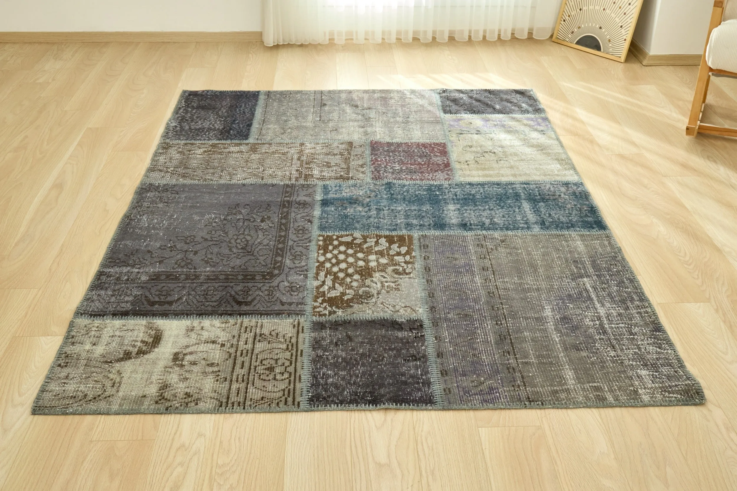 Nafuna - Vintage Turkish Patchwork Rug