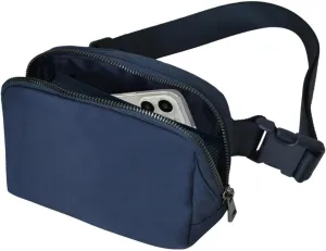 NGIL Mini Belt Bag for Women Crossbody Pack Workout Traveling Running Hiking Waist Bag with Adjustable Strap(Blue)