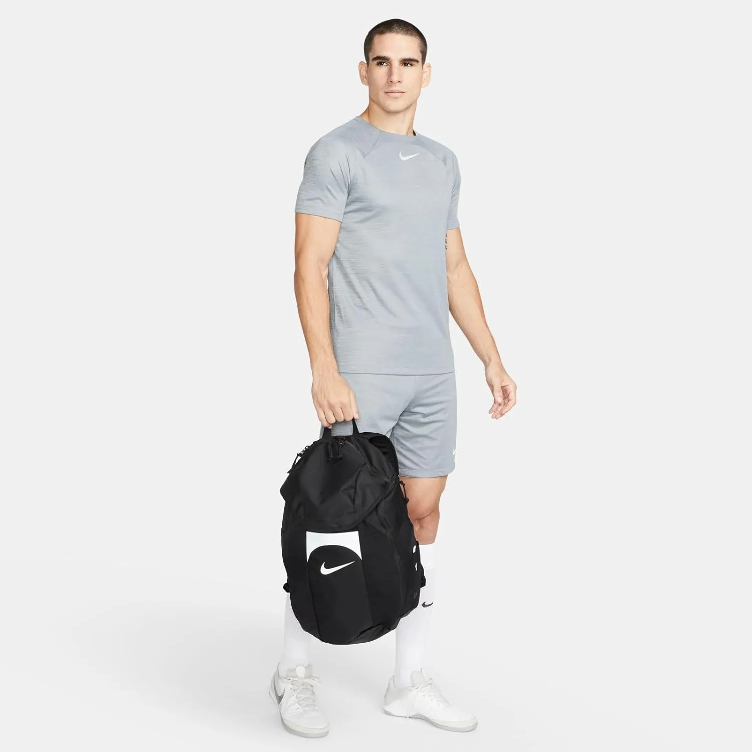 NIKE Backpack, Black, White, Talla nica