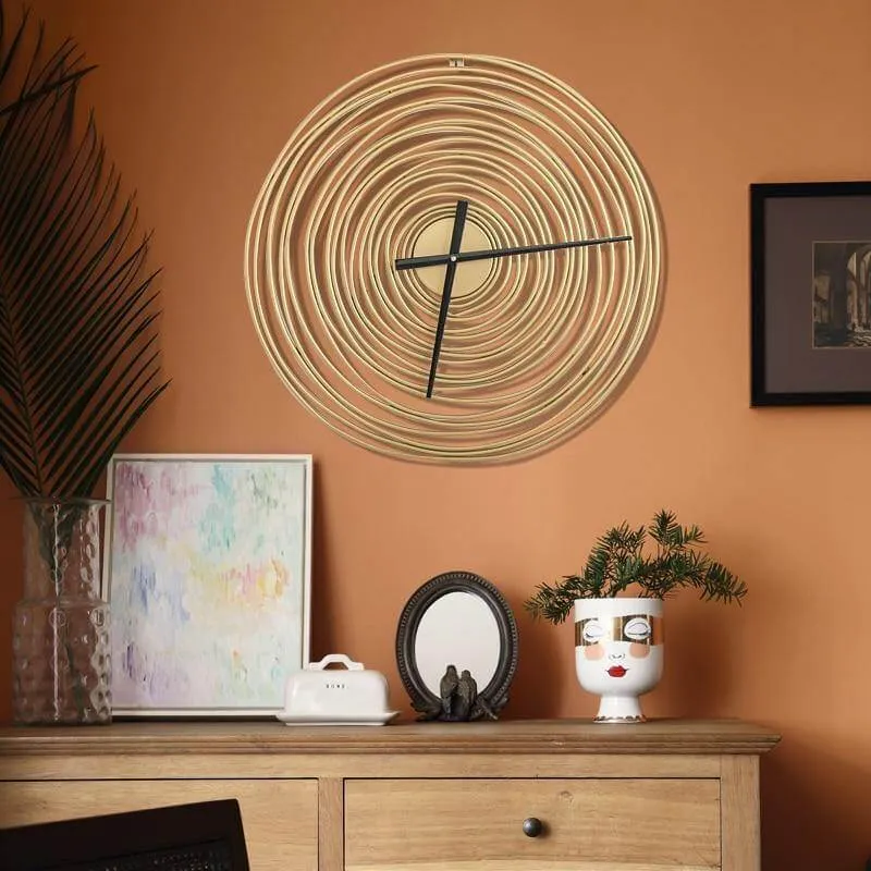 Nordic Minimalist Iron Wall Clock