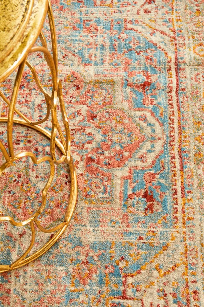 Odyssey 110 Runner Rug (Blue) by Rug Culture