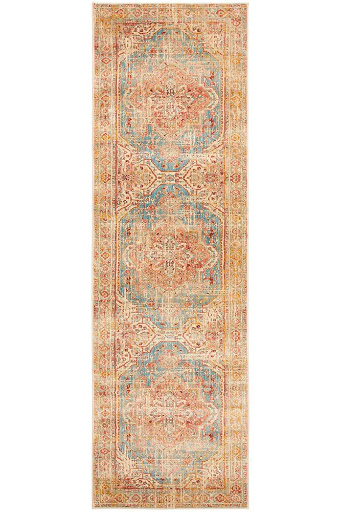 Odyssey 110 Runner Rug (Blue) by Rug Culture