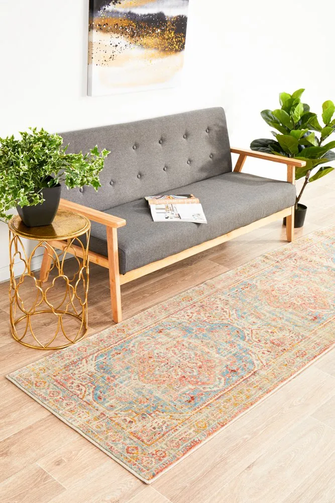 Odyssey 110 Runner Rug (Blue) by Rug Culture