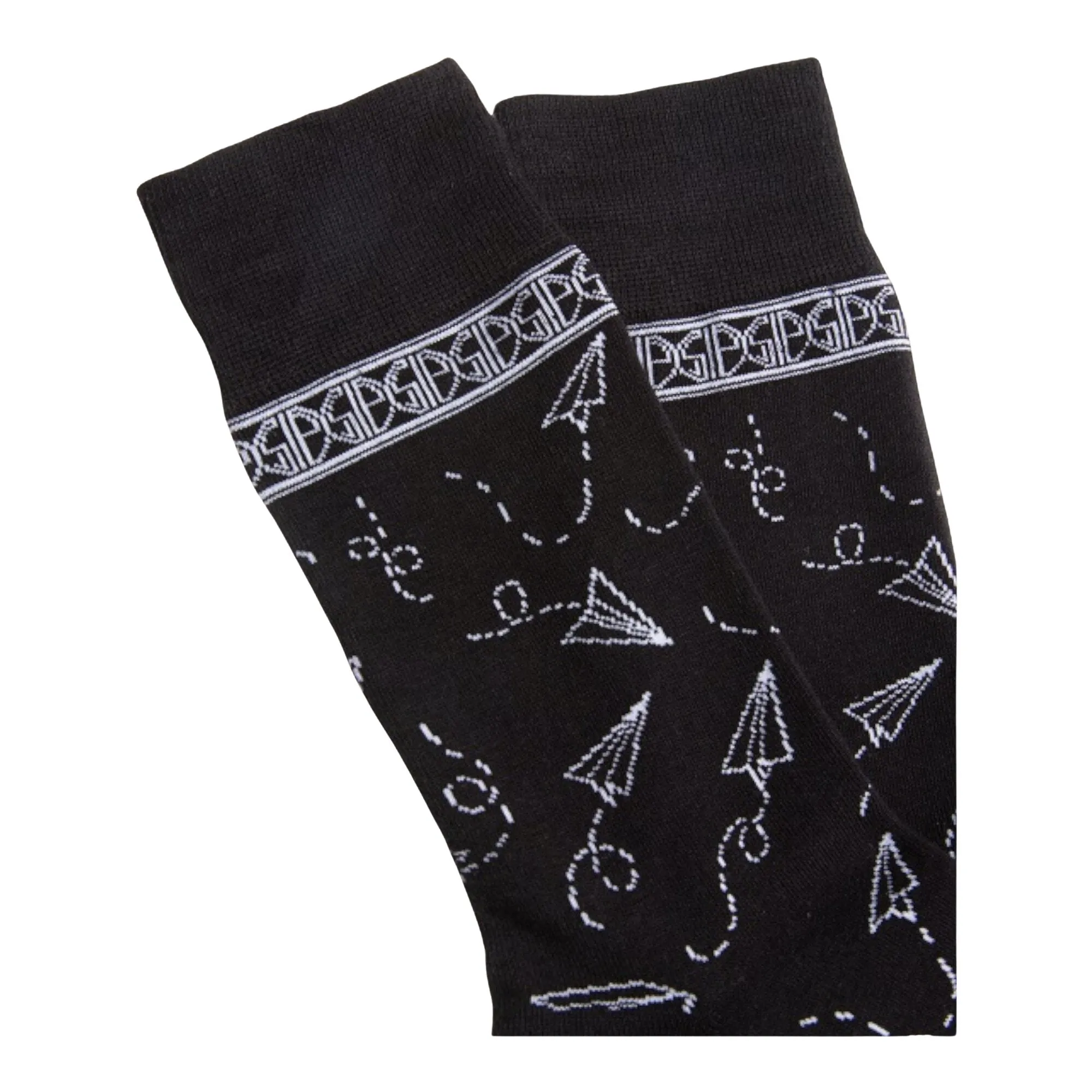 Paper Plane Print Socks