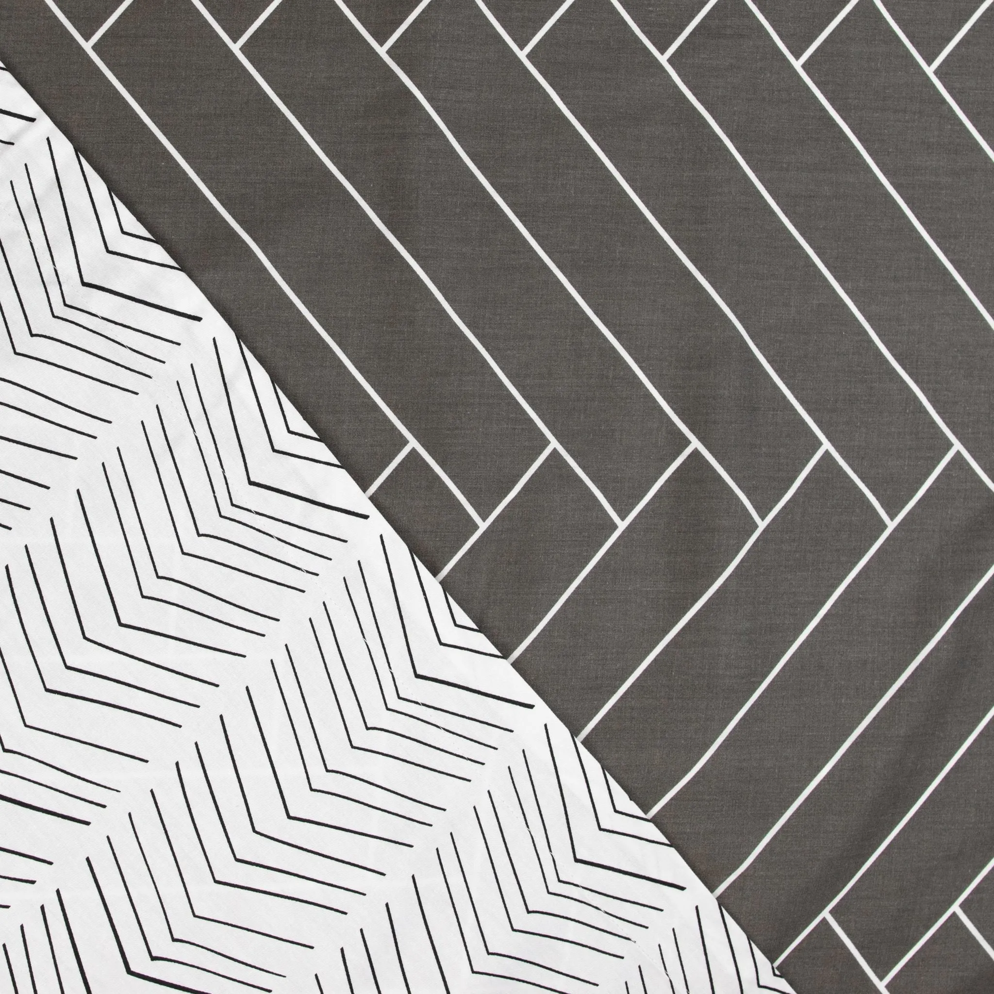 Patrick Grey Quilt Cover Set by Ardor