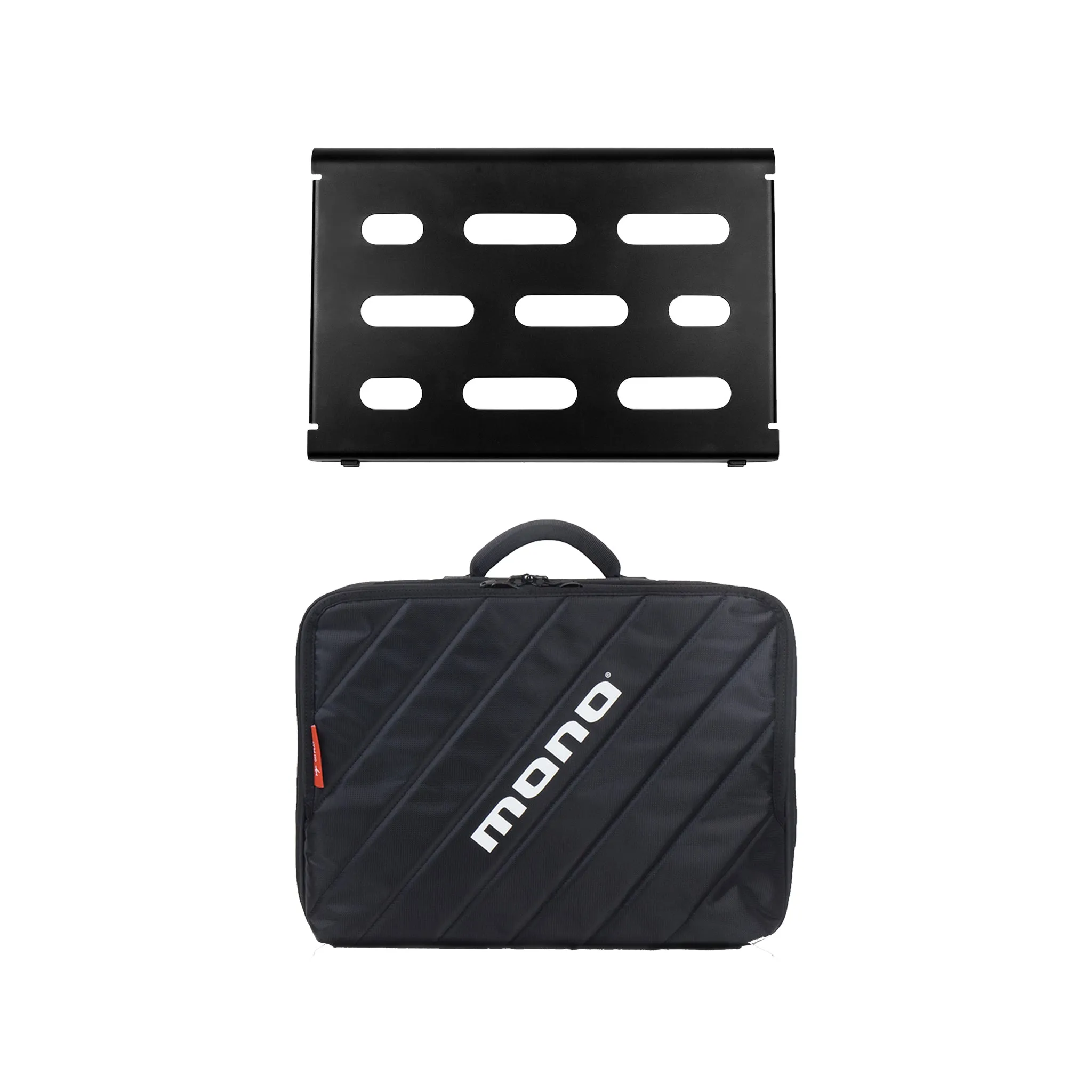 Pedalboard Small, Black and Club Accessory Case 2.0, Black