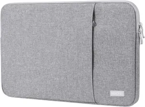 Portable Monitor Case 15.6 Inch,Losong Protective Carrying Sleeve for Most 15.6 in Monitors,Water Resistant Portable Computer Laptop Display Bag with Accessory Pocket,Size-15.3"x9.8" Gray