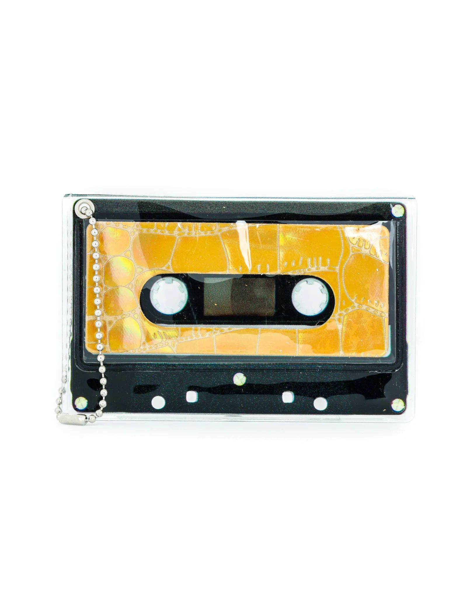 Retro Cassette Tape | Deco Sticker Tag | LASER Gold Gator